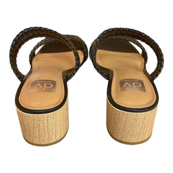 DV Dolce Vita Ladies Cushioned Memory Foam Lightweight Santana Sandal - Black - Picture 3 of 5